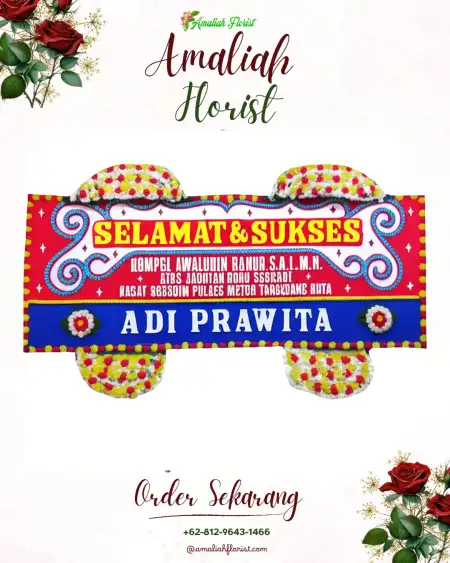 Papan Bunga Ucapan Selamat Tajemsari